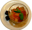 Citrusfruktsallad med te- och marmeladgel