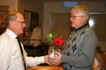 En blomma till den nyblivne 60-ringen
